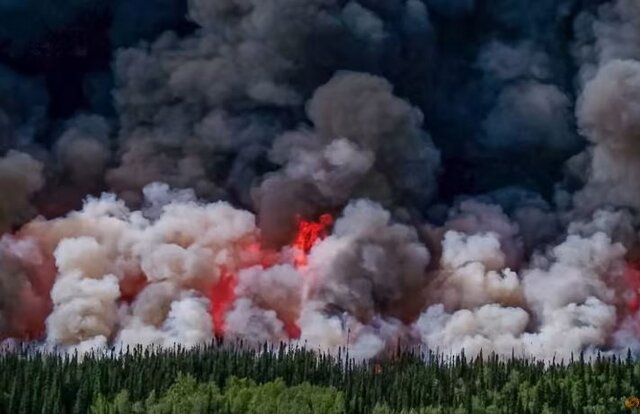 دودِ آتش‌سوزی‌های جنگلیِ کانادا به نروژ هم رسید